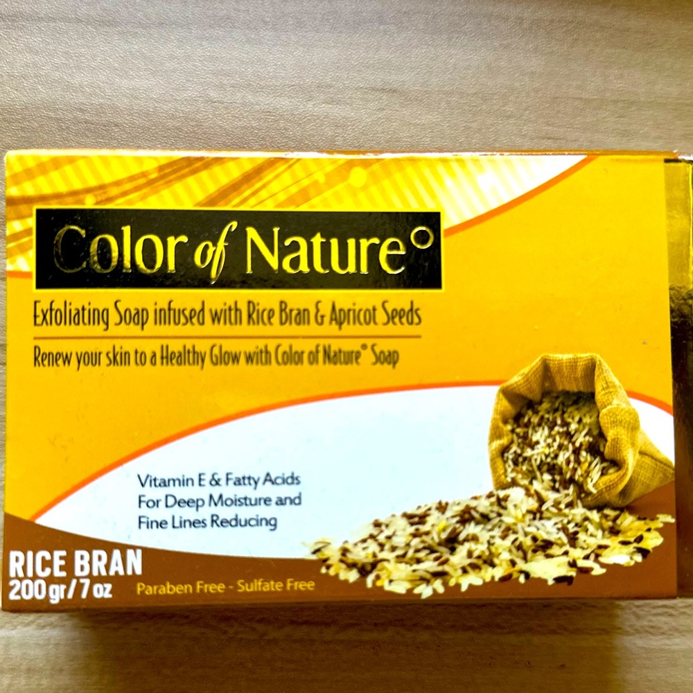 Color of Nature exfoliating soap deep moisture